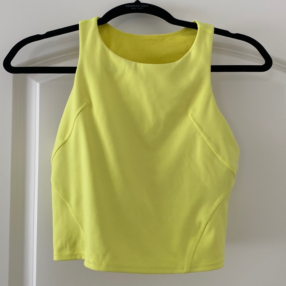 Neon LuLu Lemon tank top SIZE 8 WUNDER UNDER